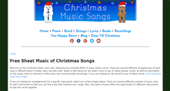 Desktop Screenshot of christmasmusicsongs.com